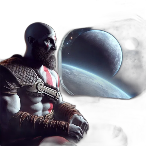 concept art, fantasy art, comic book art, 3d render transparent PNG cut-out