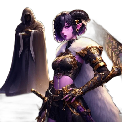 sword, weapon, dragon, staff transparent PNG cut-out