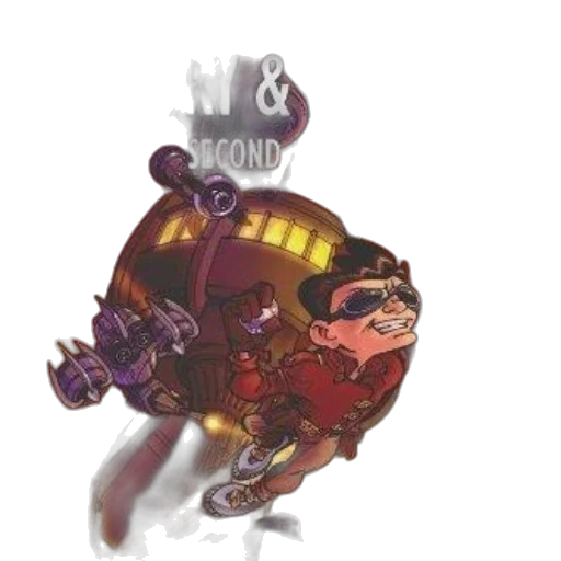 robot, weapon, crown, staff transparent PNG cut-out