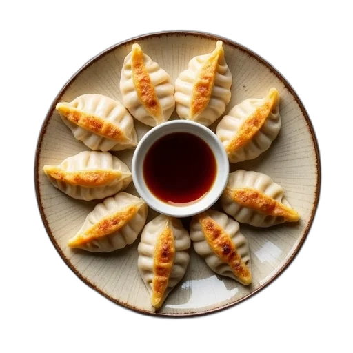food, dragon, plate, steamed transparent PNG cut-out