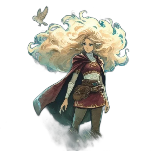 dragon, staff, sword, crown transparent PNG cut-out