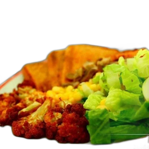 food, photorealistic, 3d render, plate transparent PNG cut-out
