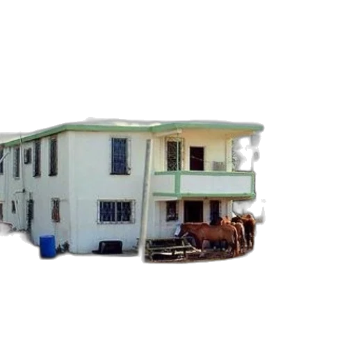 building, 3d render, rural, scene transparent PNG cut-out