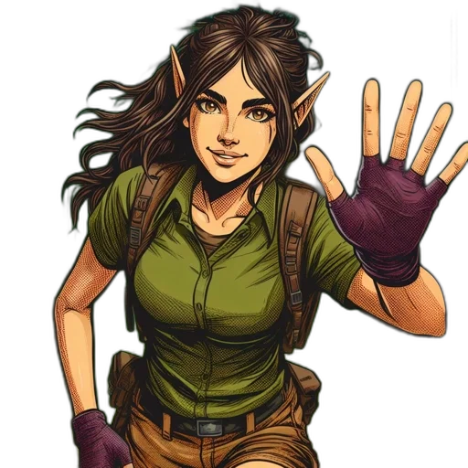 staff, concept art, comic book art, fantasy art transparent PNG cut-out