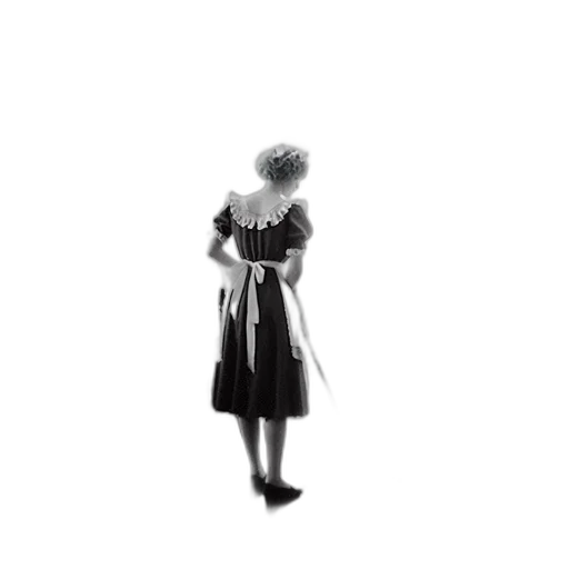 dress, jacket, staff, umbrella transparent PNG cut-out