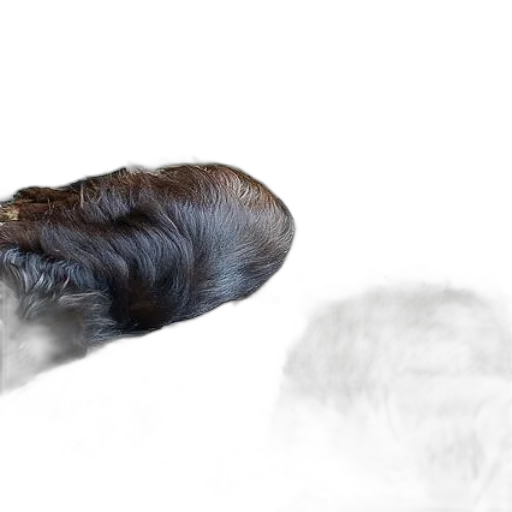 hair, mask, animal, creature transparent PNG cut-out