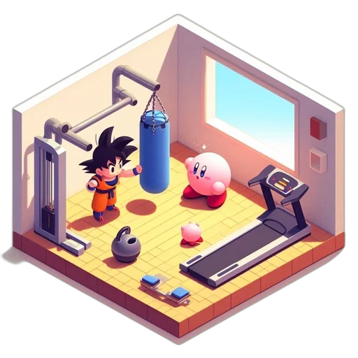 furniture, robot, weapon, pixel art transparent PNG cut-out