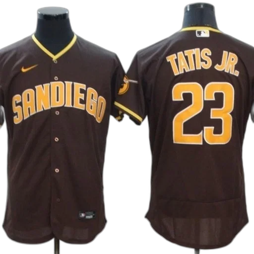 brown, baseball, jersey, sandiego transparent PNG cut-out