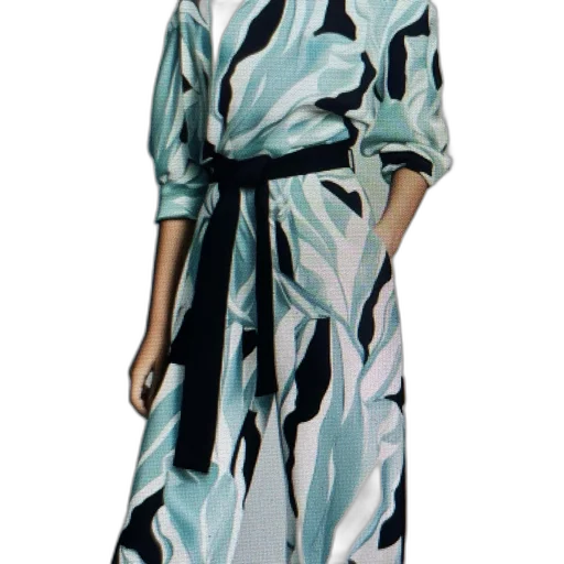 dress, photorealistic, vaporwave, 3d render transparent PNG cut-out