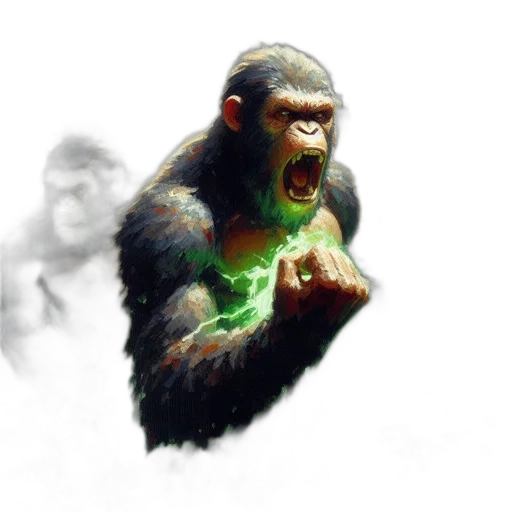 animal, creature, concept art, photorealistic transparent PNG cut-out