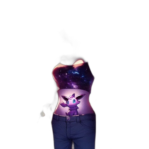 dress, jacket, staff, robot transparent PNG cut-out