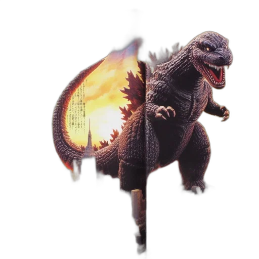 dragon, creature, staff, animal transparent PNG cut-out