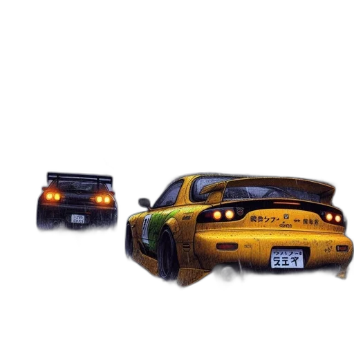car, concept art, 3d render, photorealistic transparent PNG cut-out