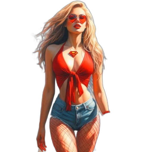 dress, comic book art, concept art, fantasy art transparent PNG cut-out