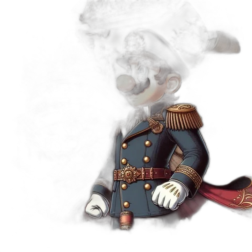 staff, weapon, hat, robot transparent PNG cut-out