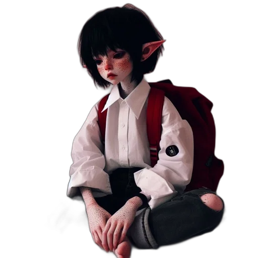 staff, jacket, face, dragon transparent PNG cut-out