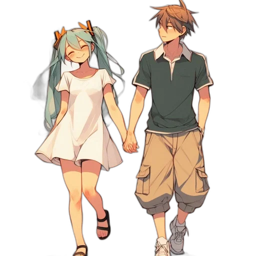 dress, anime, pixel art, concept art transparent PNG cut-out