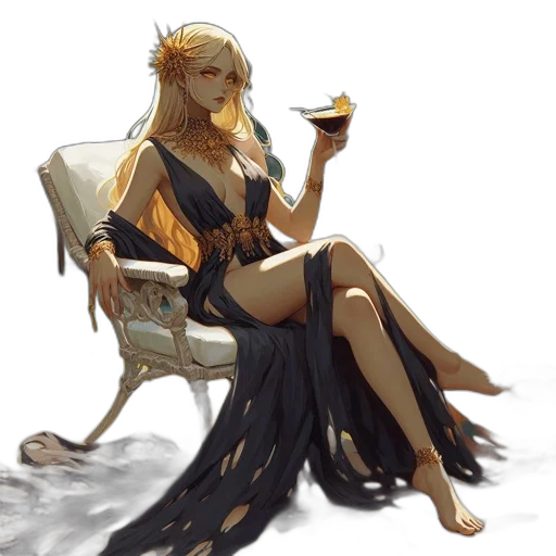 dress, fantasy art, concept art, pixel art transparent PNG cut-out