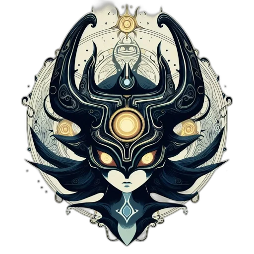 mask, crown, dragon, jewelry transparent PNG cut-out