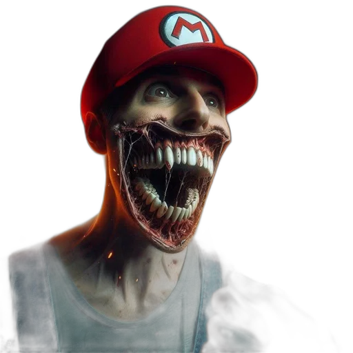 creature, face, mask, concept art transparent PNG cut-out