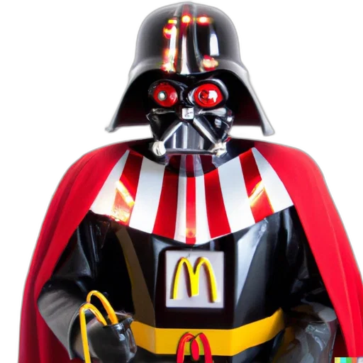 darth, vader, depicted, unconventional transparent PNG cut-out