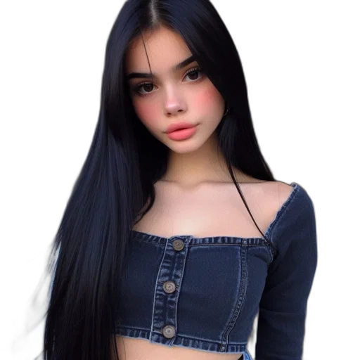 dress, hair, jacket, jewelry transparent PNG cut-out