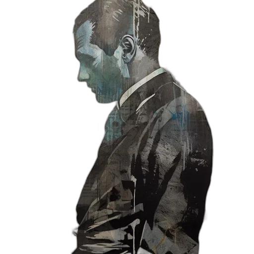 jacket, face, photorealistic, concept art transparent PNG cut-out