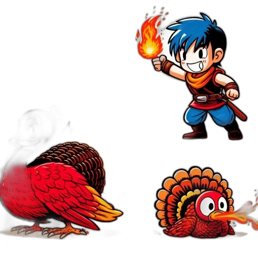 concept art, pixel art, 3d render, fantasy art transparent PNG cut-out