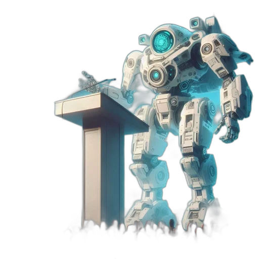 robot, weapon, creature, concept art transparent PNG cut-out