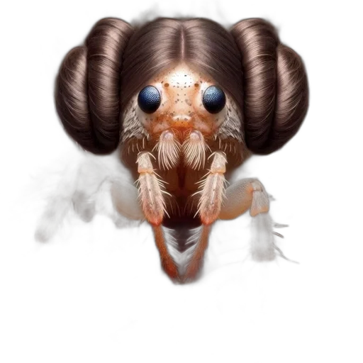 creature, animal, hair, face transparent PNG cut-out