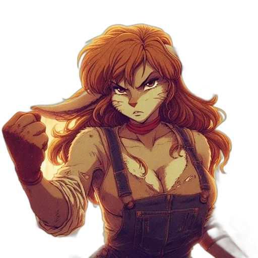 weapon, staff, comic book art, anime transparent PNG cut-out