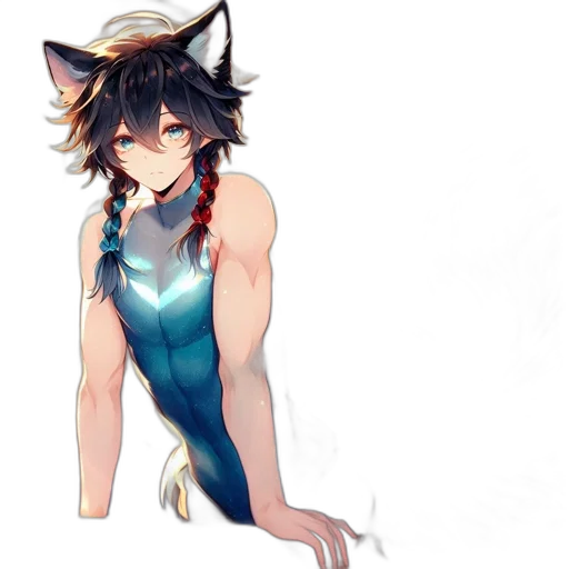 dress, creature, staff, animal transparent PNG cut-out