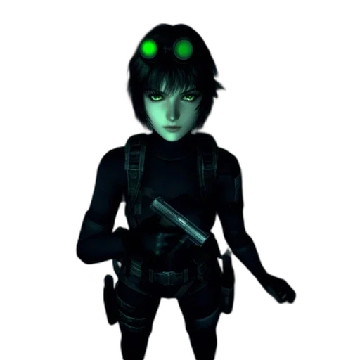 robot, staff, weapon, 3d render transparent PNG cut-out