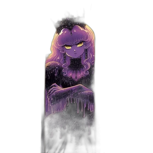 creature, dragon, mask, staff transparent PNG cut-out