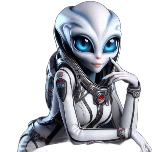 robot, concept art, 3d render, fantasy art transparent PNG cut-out