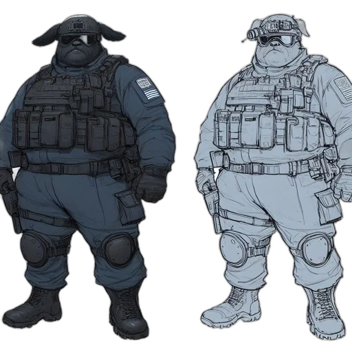 jacket, concept art, cyberpunk, comic book art transparent PNG cut-out