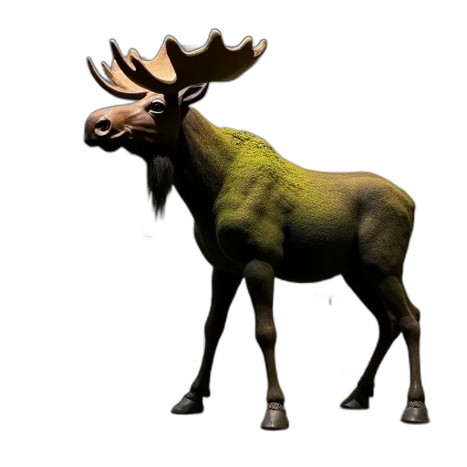 animal, creature, crown, staff transparent PNG cut-out