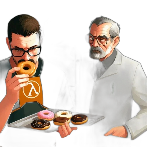 food, concept art, pixel art, 3d render transparent PNG cut-out