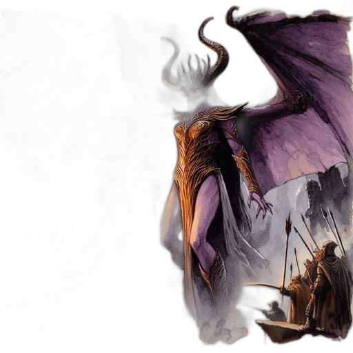 dragon, sword, fantasy art, concept art transparent PNG cut-out