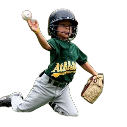 photorealistic, young, baseball, player transparent PNG cut-out