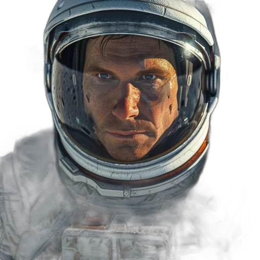 face, robot, mask, concept art transparent PNG cut-out