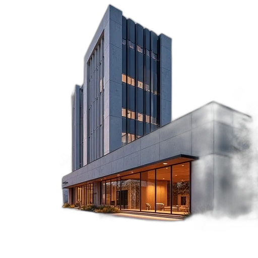 building, 3d render, concept art, photorealistic transparent PNG cut-out