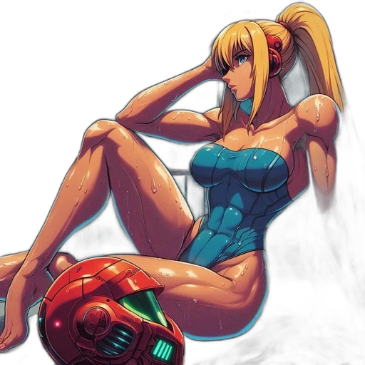 robot, dress, anime, comic book art transparent PNG cut-out