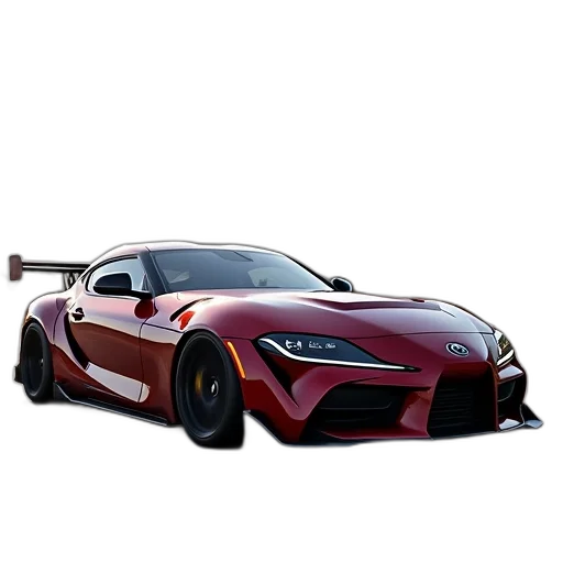 car, weapon, 3d render, photorealistic transparent PNG cut-out