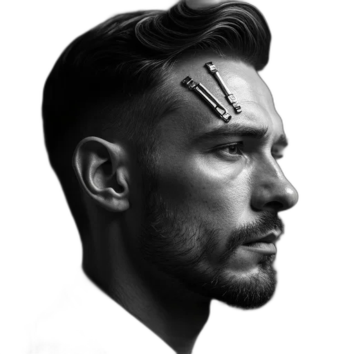 face, hair, crown, mask transparent PNG cut-out