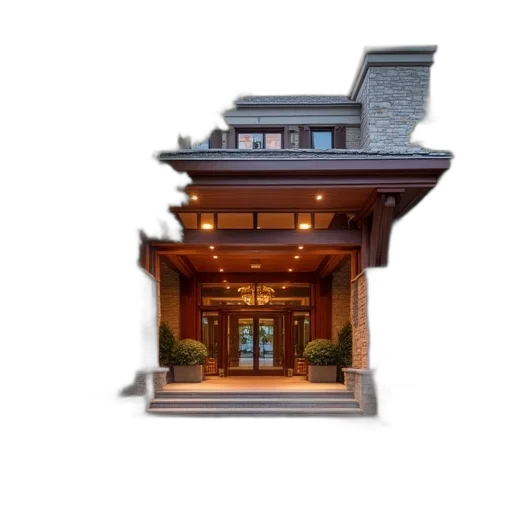 building, furniture, crown, 3d render transparent PNG cut-out