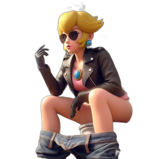 jacket, weapon, staff, shoes transparent PNG cut-out