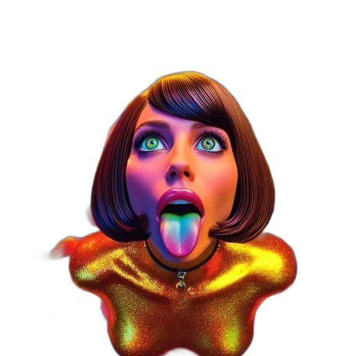 jewelry, face, creature, concept art transparent PNG cut-out