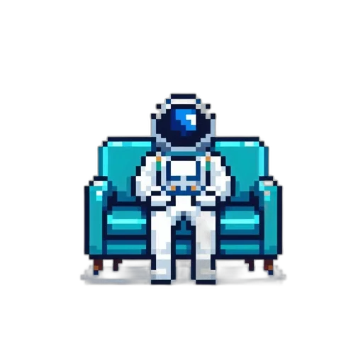robot, furniture, staff, hat transparent PNG cut-out