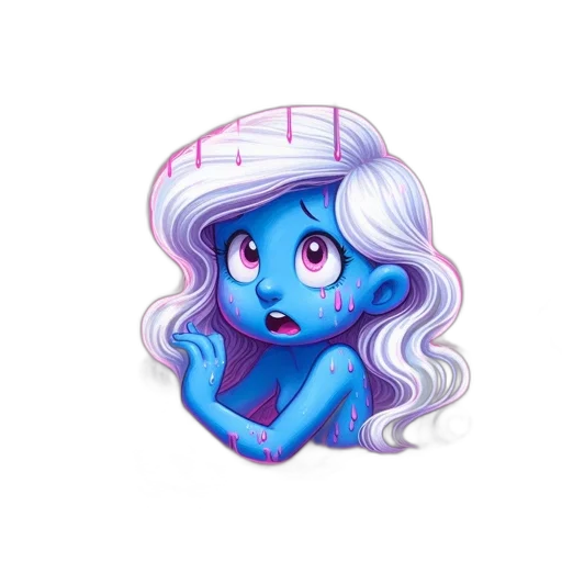 hat, hair, creature, pixel art transparent PNG cut-out